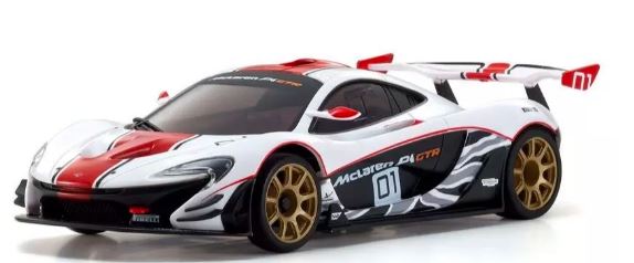 AUTOSCALE Mini Z McLAREN P1 GTR Blanc Rouge W MM IDF Modelisme